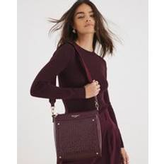 Solid Colours Messenger Bags River Island Womens Monogram Print Messenger Bag - Red