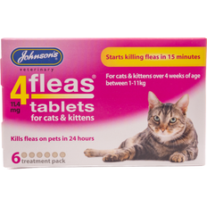 Johnson's 4fleas Tablets for Cats & Kittens 6-pack