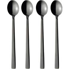 aida Raw Café Glossy Black Coffee Spoon 4pcs
