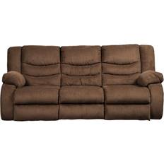 Furniture Signature Design by Ashley Tulen Dark Brown Sofa 87" 3 Seater