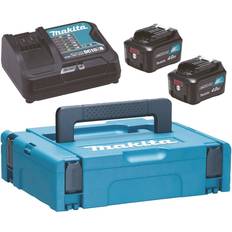Makita Batterier - Verktygsbatterier Batterier & Laddbart Makita 2xBL1041B + DC10SB Black