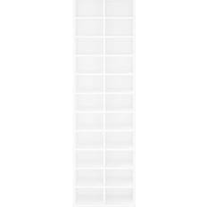 vidaXL 800369 White Skoställ 54x183cm