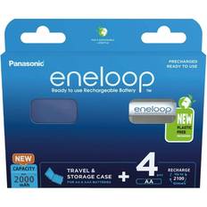 Panasonic Eneloop AA 2000mAh Rechargeable Batteries 4-pack White