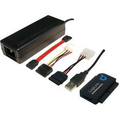 Ukategoriseret LogiLink Hard Drive Adapter USB A SATA 7-Pin 40-Pin 44-Pin Black