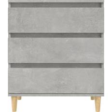 vidaXL 823044 Concrete Gray Chest of Drawer 60x70cm