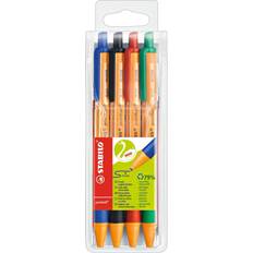 Multicoloured Ballpoint Pens Stabilo Climate Neutralized Pointball Ballpoint Pen 4-pack