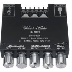 Amplifiers & Receivers Greenzech Bluetooth 5.0 Subwoofer Amplifier Board 50WX2+100W