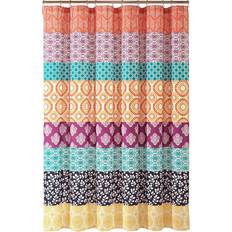 B183 x H183 cm Duschdraperier Lush Decor Bohemian Stripe (16T006272)