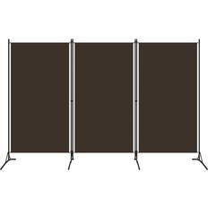 Bruna Rumsavdelare vidaXL 3 Panels Brown Rumsavdelare 260x180cm 3st
