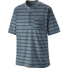Patagonia Men's Capilene Cool Trail Bike Henley - Furrow Stripe/Plume Grey