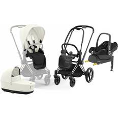 Cybex Priam Off White/Chrome Black (Duo) (Travel system)