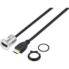 Kablar TRU Components TC-11980456 HDMI Panel Adapter Anslutning