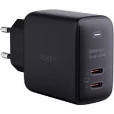Omnia II Väggladdare 2xUSB-C PD GaN 45W