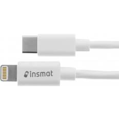 Insmat Lightning USB Hane Till Lightning Hane 1.5 m Vit