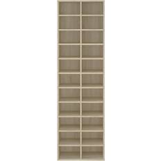 vidaXL 800372 Sonoma Oak Shoe Rack 54x183cm