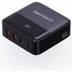 GaN 65W Multiport USB-C USB-A Snabbladdare