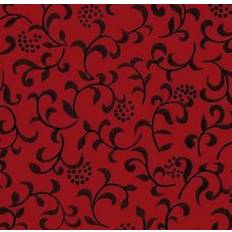 Red Self-adhesive Decorations D-C-Fix Floral Red Black Sticky Vinyl 45cm x 2m Adhesive Film