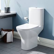 Rimless Close Coupled Toilet Pan