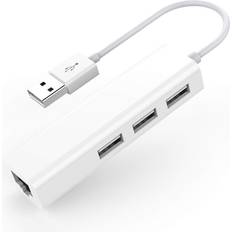 BOSHENG Lention 3 USB Ports Hub RJ45 LAN Adapter