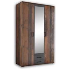 Stella Trading Chicago Elegant ‎Old Style/Concrete Oxide Garderobeskab 120x197cm