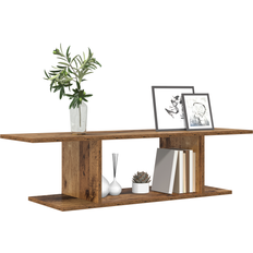 vidaXL TV-skab Med Hylde Med Opbevaring Brun TV-bord 76.2x30cm