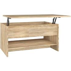 vidaXL Sonoma-Ek 80x50x40 cm Soffbord