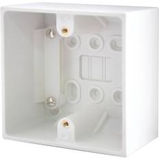 Enclosures BG Plastic 40mm Single Pattress Box