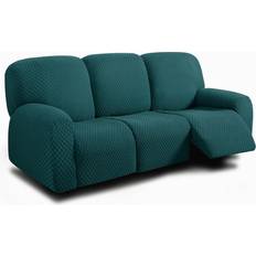 8 Pieces Jacquared Stretch Recliner Covers