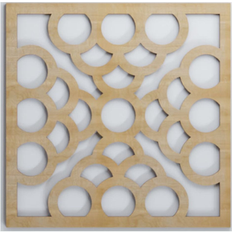 Sheet Materials Ekena Millwork Decorative Fretwork Wood Wall Panels 11.375 H x 11.375 W x 0.25 D
