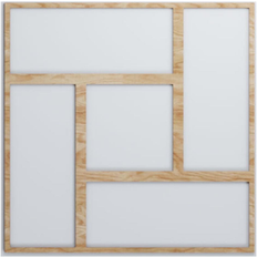 Sheet Materials Ekena Millwork Sheffield Decorative Fretwork Wood Wall Panels 23 3/8 H x 23 3/8 H x 1/4 D