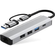 HB03 5-in-1 USB-C Hub Adapter