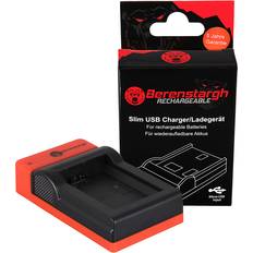 Berenstargh Slim Micro-USB Ladegerät für Sony NP-FW50