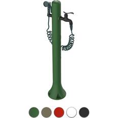 Fontane e Stagni da Giardino Sined Fontanella Da Giardino Rossa 27x23x99 cm