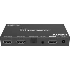 Nordic 4K HDMI 2.0b Splitter 1 Till 2 Extractor
