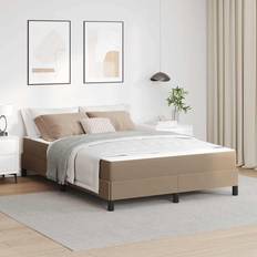 140 cm Senge vidaXL Seng Andet Cappuccino 140 x 200 cm Kunstlæder Rammeseng