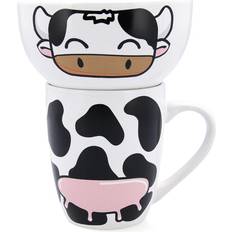Multicolour Ceramic Cow Set