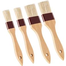 Pastry Brushes Zeuxo 4 Pieces Brushes with Boar Bristles Pastry Brush