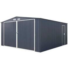 Dépendances Garage En Métal 16 M² Avec Kit 380 x 420 x 232 (Surface du bâtiment )