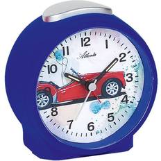Wecker Atlanta Analoger Kinderwecker Blau Kunststoff