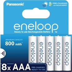 Panasonic Eneloop AAA Micro Rechargeable Battery Pack 8