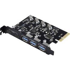 Controller Cards Renkforce 3+2 Ports USB 3.2 2nd Gen Controller Card