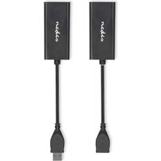 RJ45 - USB-kabel Kabler Nedis USB 2.0 USB A Han Til RJ45 0.2m