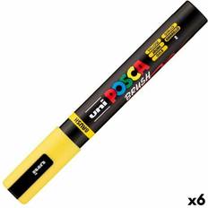 Posca Penselpennor Posca PC-5BR Gul Marker Pensel Set 6