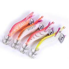 Fishing Equipment Kikidex Luminous Plastic Shrimp Bait Lure Set 4pcs