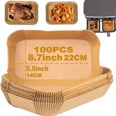 Air Fryer Liners for Ninja Dual 100PCS Baking Mat