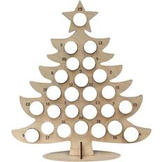 Advent Calendars Tlily Wooden Christmas Countdown Calendar Tree A