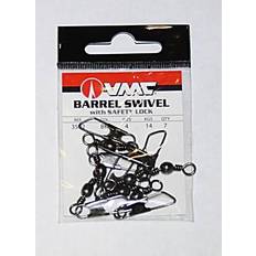 Barrel Swivel Safety Lock Gr 6 10kg 9 Stück