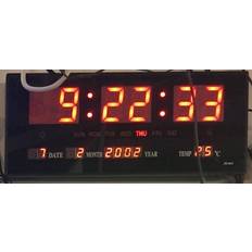 Wecker XL Grosse LED Digital Wanduhr 36 x 15 cm