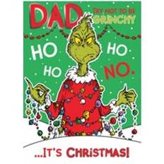 Christmas Cards & Invitations The Grinch Dad Christmas Card