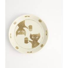 Tokyo Design Studio Assietter Tokyo Design Studio Neko Maruke Assiette Cat Brun 14.3x2 cm Assiett